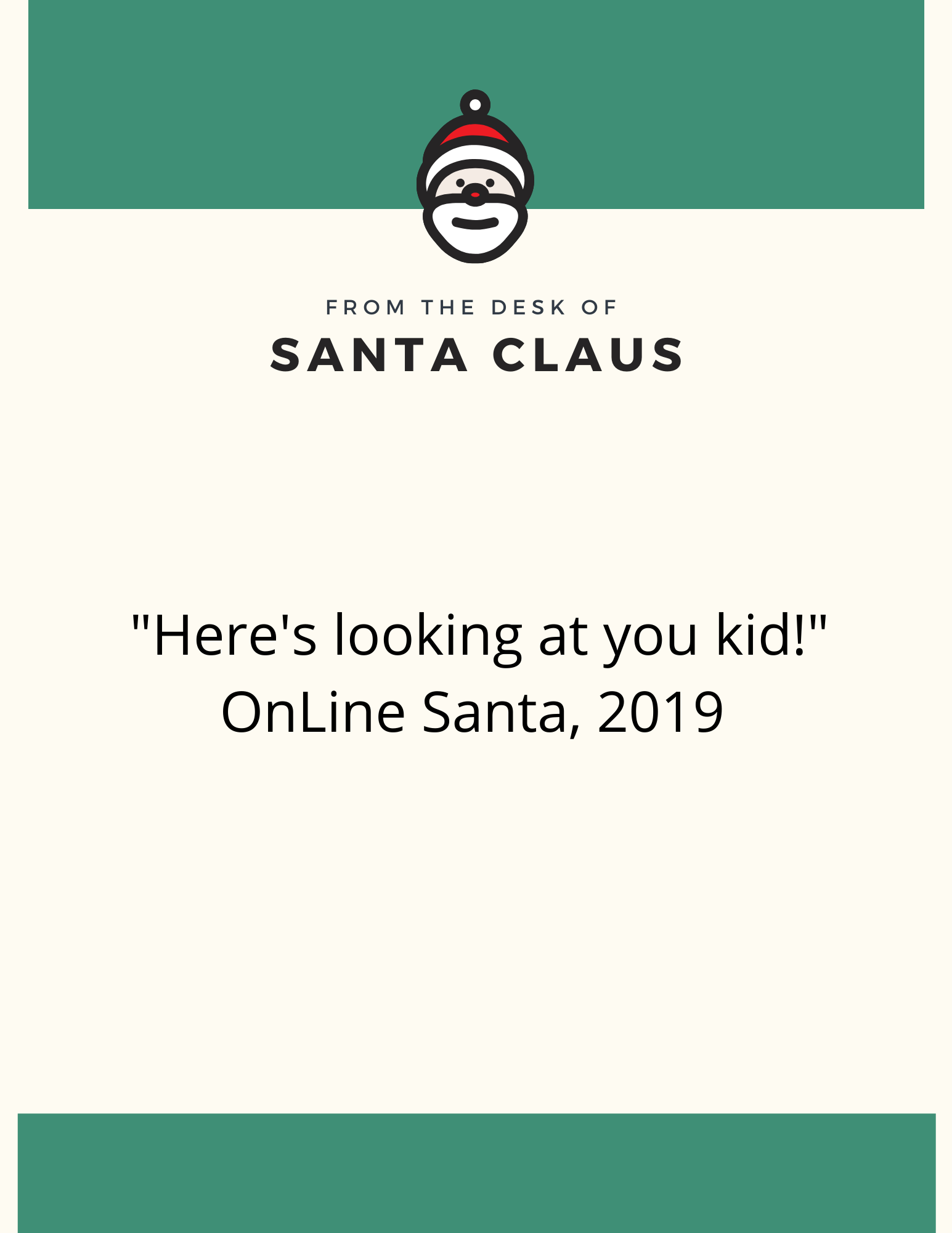 Santa and Video Chat